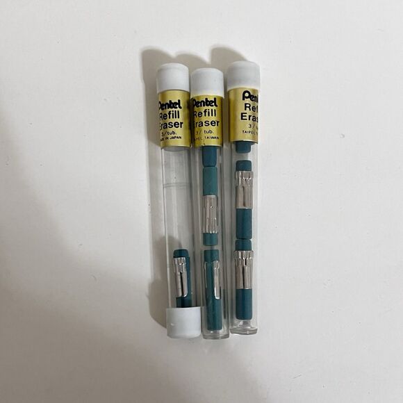 Vintage Pentel and Fineline Mechanical Pencil Lead & Eraser Refills Lot - Picture 7 of 12